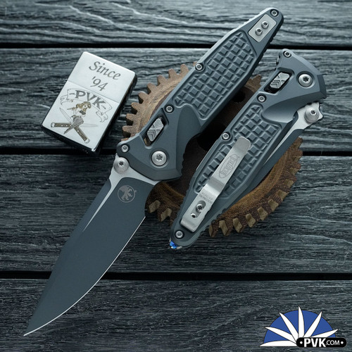 Microtech SOCOM Elite RAM-LOK 160RL-1FRCSG-Z13, Standard S/E Blade, Cerakote Sniper Gray Frag Aluminum Handle