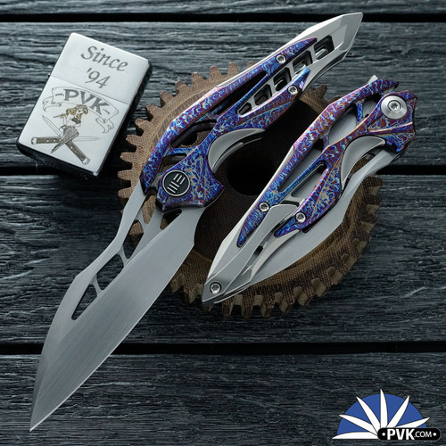 WE Knife Co Elijah Isham Arrakis Folding Knife Black Stonewashed
