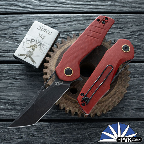 Grissom Knife and Tool, Fixed Riverstone, Black S35VN Blade, OD