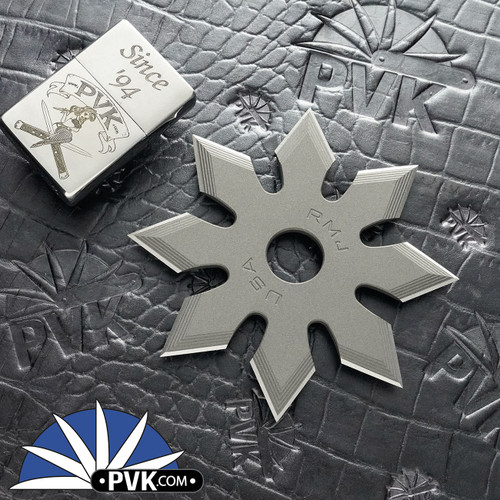 RMJ USA Snowflake Tactical Throwing Star Tungsten Cerakote