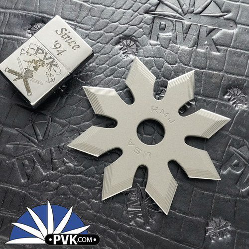 RMJ USA Snowflake Tactical Throwing Star Savage Stainless Cerakote