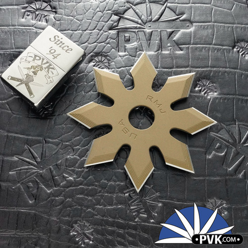 RMJ USA Snowflake Tactical Throwing Star Burnt Bronze Cerakote