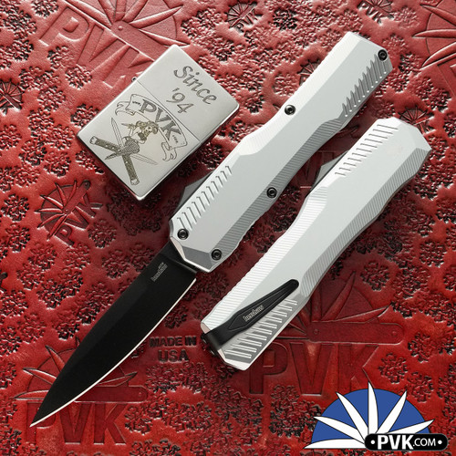 Kershaw Livewire Beskar 9000RAWBLK, Black Magnacut Blade With Raw Aluminum Handle