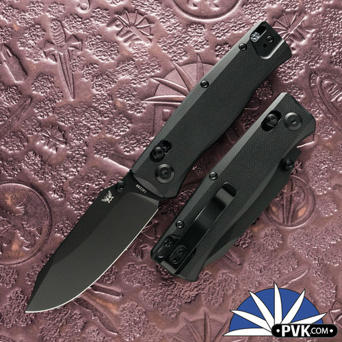 Flytanium Beef Folder, Black 14C28N Blade, Pitch Black G10 Handle