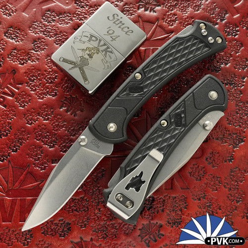 Buck Model 112 Slim Ranger, 420HC Blade, Black GFN Handle