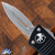 Microtech Mini Troodon 238-10AP Double Edge Apocalyptic Blade, Black Handle