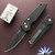 Protech TR-3 X1 M Black Blade , Black Fish Scale Handle w/ Safety