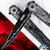 Zieba Six Harpoon Black Angel, Magnacut Flipper Blade, Black Titanium Handle