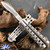 29 Knives Custom 4" S30V Kukri Skeleton Channel Cut 303 Stainless Steel