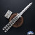 29 Knives Custom 5" S35VN Shortwave Kris Blade, Skeleton Channel Cut 303 Stainless Steel