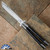 29 Knives Custom 5" S35VN Halo 3 Blade, Blue Carbon Fiber Inlay, Channel Cut & Polished 303 Stainless Steel
