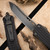 Microtech Combat Troodon Delta 144-1CT-DSH Tanto Edge DLC Stonewash Blade, MK2 Frag Handle Shadow Signature Series
