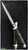 A.G.A. Campolin Flatguard Picklock Ebony Wood Bayonet 13" (33cm)