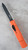AKC Concord 077 D/A OTF Black S/E Blade Orange Handle