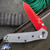 Benchmade SHOT Show 2024 Exclusive 945RD-2401 Mini Osborne CPM-S90V Red Plain Blade, Gray G10 Handles