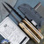 Blackside Customs Americana Beskar Finish Magnacut Blade, Brass Handle Scales