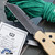 Blackside Customs Americana Beskar Finish Magnacut Blade, Brass Handle Scales