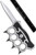 BURN Knives K-Razor Cobra Custom D/A OTF Knuckle Knife Stainless Steel/Satin Finish