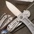 CIVIVI Elementum C907A-7 Liner Lock Satin Blade, Polished Clear Lexan Scales