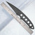 Crawford Knives Kasper Belt Knife, Black Oxide Wharncliffe