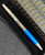 Darrel Ralph Designs (DDR) Flame Anodized Titanium and Blue Carbon Fiber Go Pen DR071