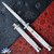 Frank B Italian Stiletto 13" Bayonet Blade, White Pearlex (33cm)