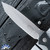Microtech Socom Alpha 114-11 Tanto Stonewash Partial Serrated Blade, Black G10 Handle
