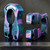 John Gray 1/2" Keyper Aluminum Splash Anodized Tie-Dye Pattern with Mother Of Pearl Inlays