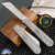Jack Wolf Knives Midnight Jack Stonewash Blade Fat Carbon White Storm