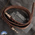 Marfione Custom Apis Belt, Distressed Brown-Water Buffalo Leather, Bronze Titanium W/Bronzed Hardware (Mens/Male)