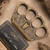 Metal Ock Customs Demon Skull Knuck, Brass #605