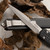 Microtech Ultratech Bayonet 120-10APFRGTBKBS Apocalyptic, Black Frag G10 Top, Blade Show Special
