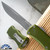 Microtech Hera II Mini 1705M-10APOD Recurve Apocalyptic Blade, OD Green Handle