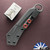 Microtech Feather 215-1DLCS DLC Fixed Blade Knife, Signature Series