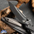 Microtech Socom Bravo 260-1DLCTCFTI Single Edge DLC Blade, DLC Titanium W/Carbon Fiber Handle