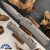 Microtech GLYKON 184-10APNC, Apocalyptic Bayonet Blade, Natural Clear Finish