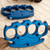 NCC Knives Grapnel Horned Knuckle - Blue Aluminum