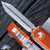 Microtech UTX-85 230-10OR Spartan Stonewash Blade, Orange Handle