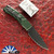Piranha X, Green Handle, Tactical Plain Blade