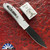 Piranha Toxin, Silver Handle, Black Standard Blade