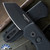 Protech Runt 5 R5406, DLC Reverse Tanto Magnacut Blade, Texture Black Handle