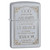Zippo Lighter 28458 Serenity Prayer