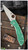 Spyderco Delica 4, Flat Ground VG-10, Green FRN
