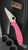 Spyderco Delica 4 Lightweight, S30V Satin Plain Blade, Pink FRN Handles