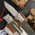 Terrain 365 STS-ATB 10905, Terravantium Clip Point, Bolstered Titanium Handles, OD Green G10