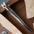 TiNives 3.25 Auto Devin Thomas Twist Damascus Blade, Titanium Handles
