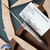 TiNives 3.25 Auto Devin Thomas Twist Damascus Blade, Titanium Handles