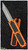 Titan D/A OTF Automatic Knife Orange Silver Tanto Blade