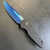 Protech TR-3 SB Black Grooved Handle Satin Sapphire Blue Blade Abalone Button Black HW