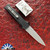 Piranha Bodyguard, Black Handle, Bead Blast Plain Blade